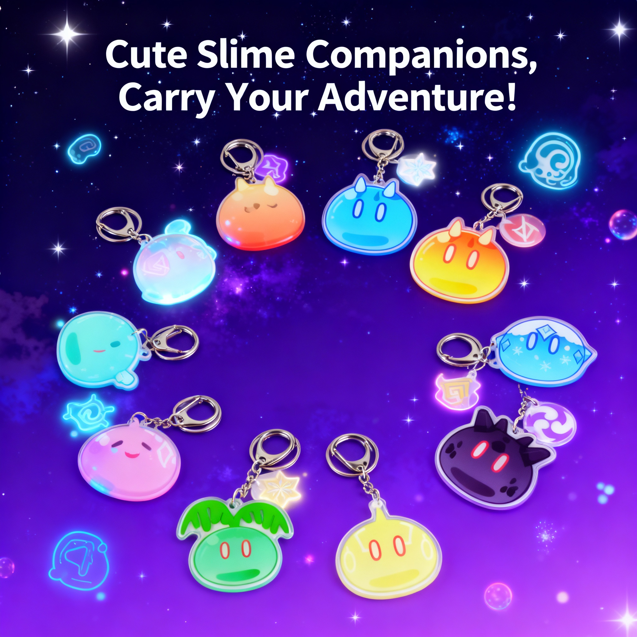 Anime Merchandise Wholesale - Genshin Impact Slime Acrylic Anime Game