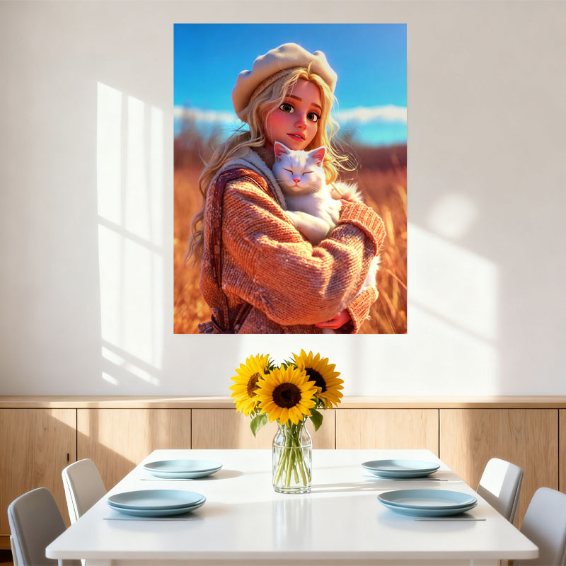 Art Print Framed - An Artistic Work of Art, Decorative