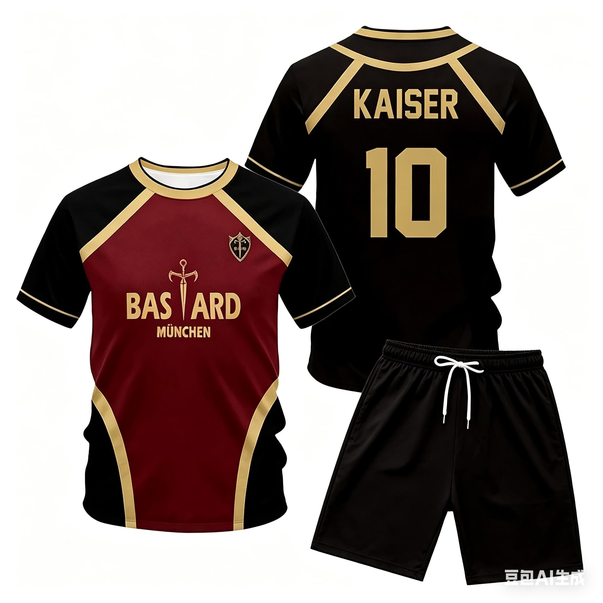 Free Anime Merchandise - Anime Kaiser Jersey Set Japanese Anime