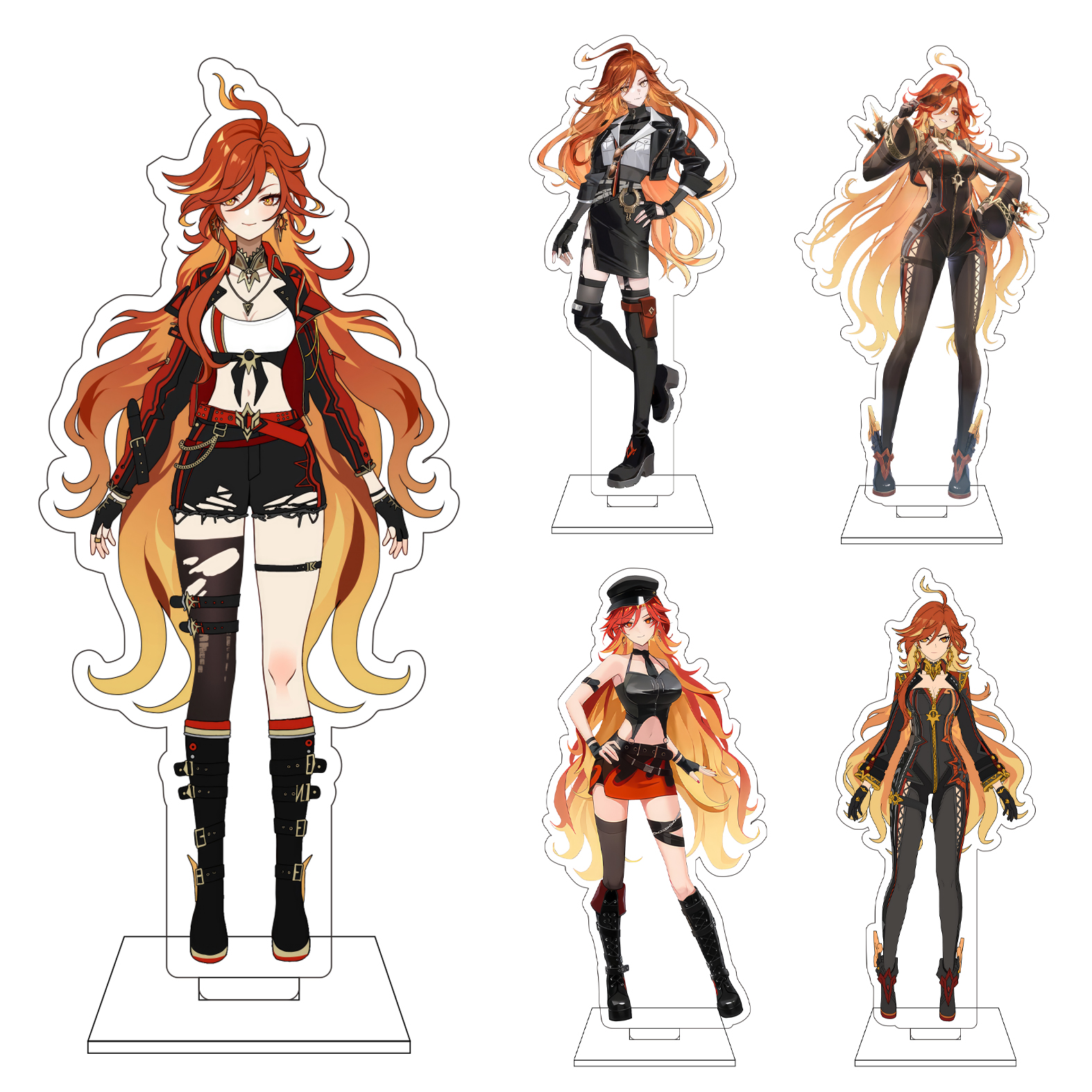 Free Anime Merchandise - 16CM Anime Genshin Impact Cosplay Acrylic