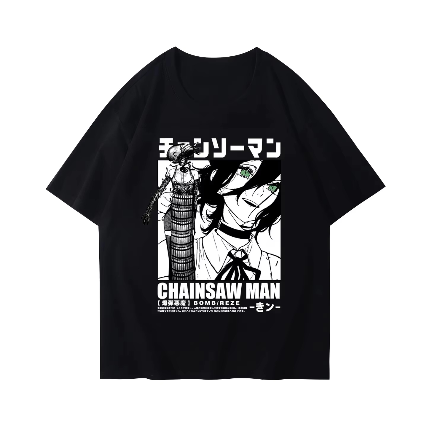 Anime Merchandise T Shirt - 2026 New Winter and Autumn Chainsaw