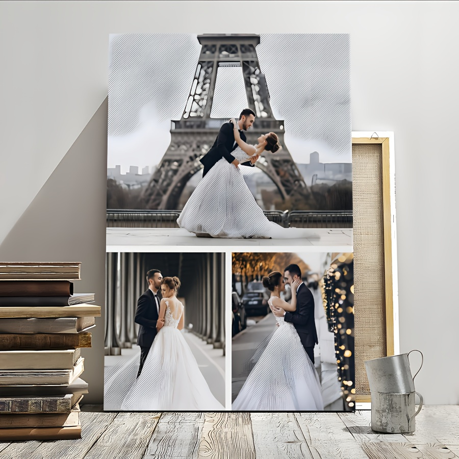 Art Print Framed - 2D flat-1pc Framed Canvas Canvas Collage