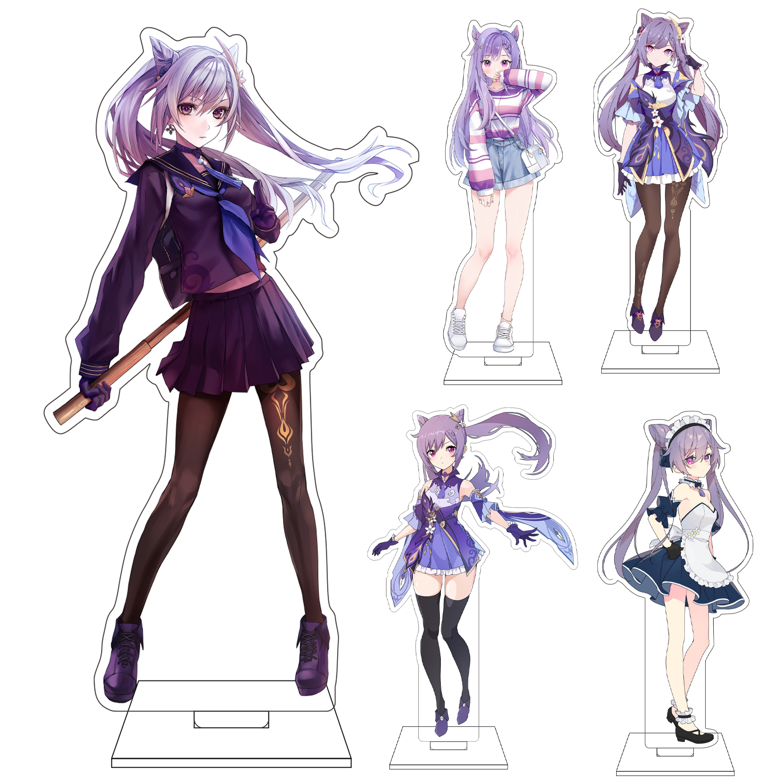 Free Anime Merchandise - 16CM Anime Genshin Impact Cosplay Acrylic