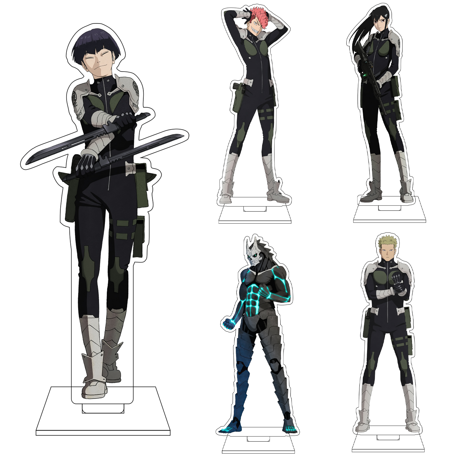 Free Anime Merchandise - 16CM Anime Kaiju No.8 Cosplay Acrylic