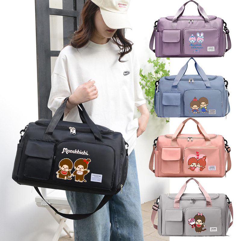 Anime Tote Bag - MONCHHICHI Women Travel Bag Kawaii Cartoon