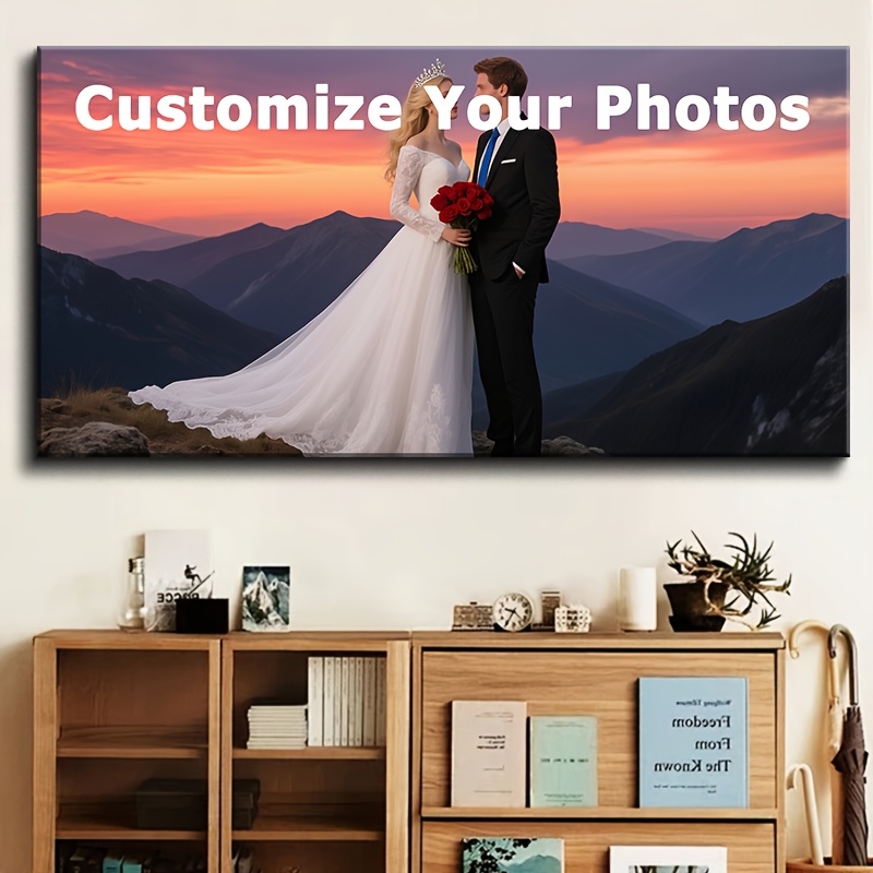 1pc Personalized Custom Photo  - Art Print Framed บทวิจารณ์และราคา