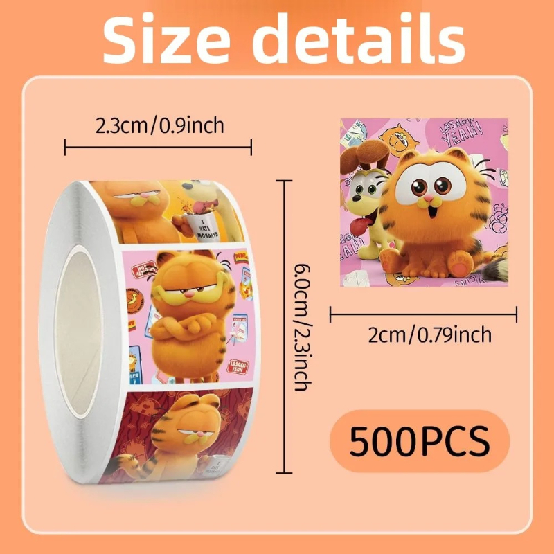 Garfield cartoon cute 500pcs r - Anime Merchandise Wholesale บทวิจารณ์และราคา