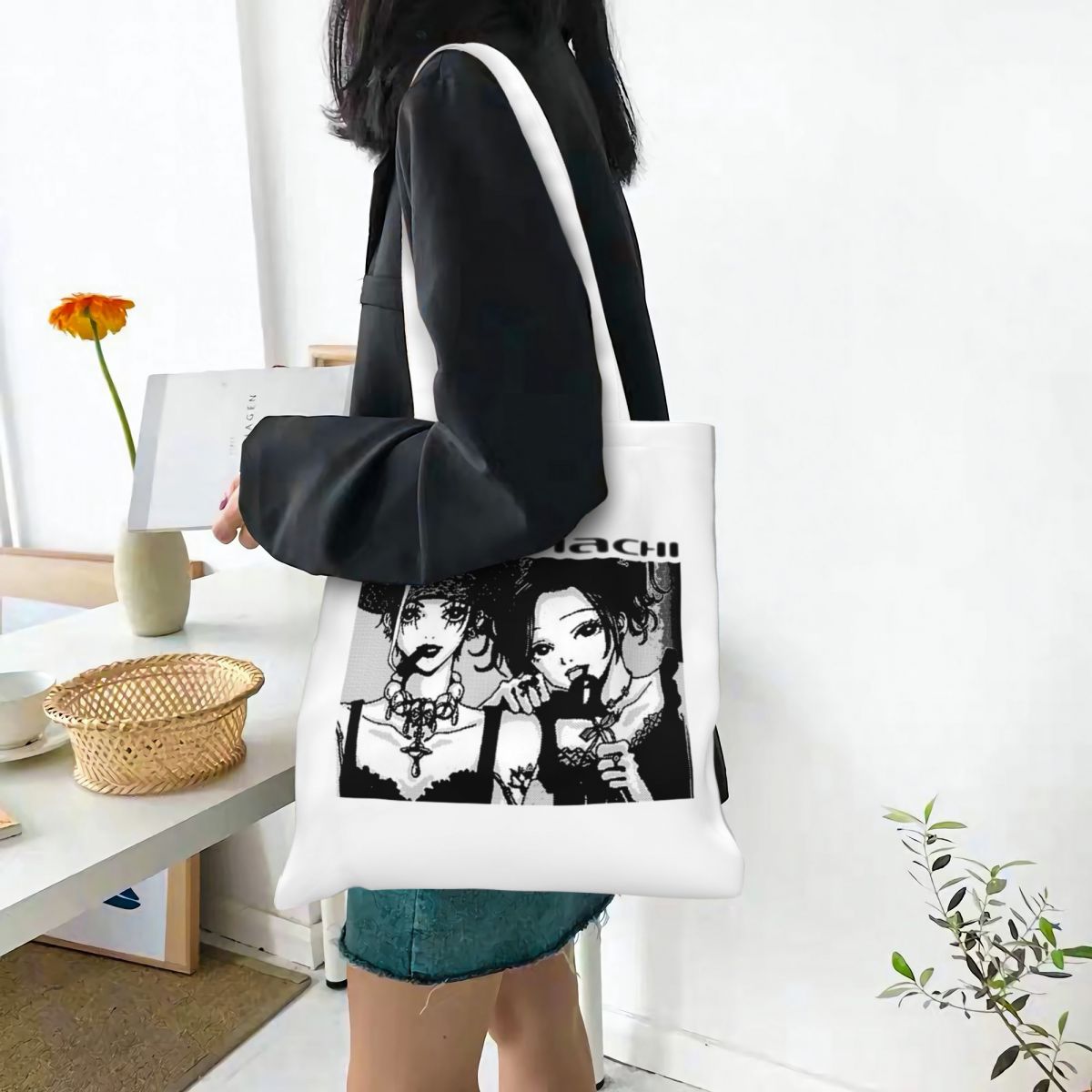 Women Men Nana Hachi Anime Tot - Anime Tote Bag บทวิจารณ์และราคา