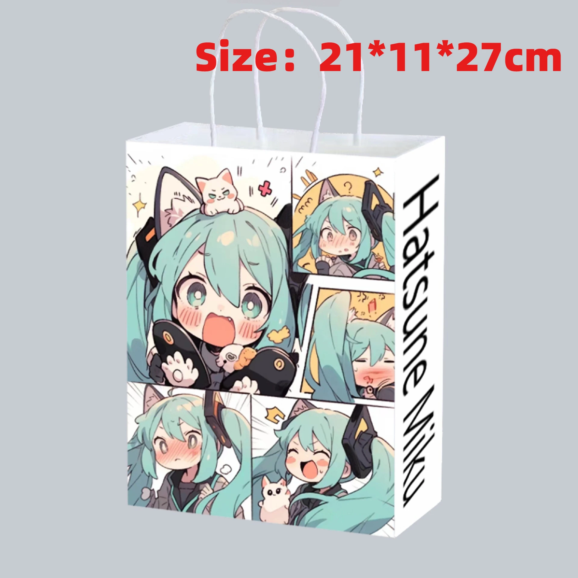 Cute Anime Hatsune Miku Paper  - Anime Tote Bag บทวิจารณ์และราคา