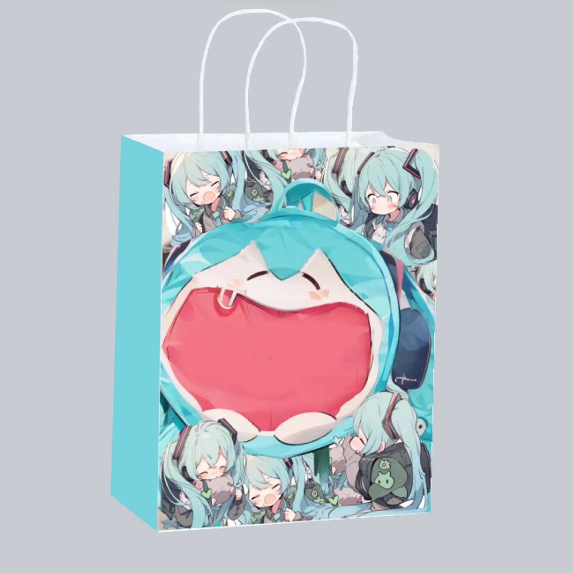Cute Anime Hatsune Miku Paper  - Anime Tote Bag บทวิจารณ์และราคา
