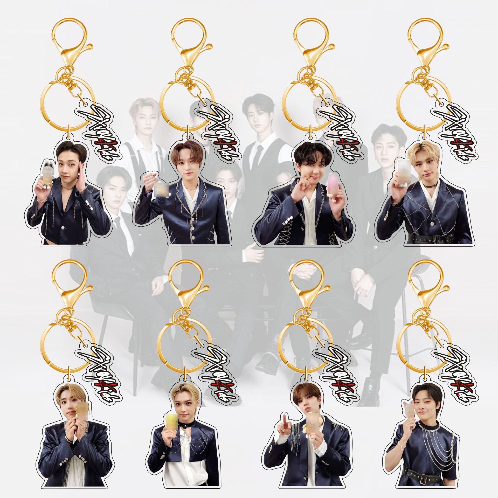Straykids Acrylic Keychain New - Anime Merchandise For Kids บทวิจารณ์และราคา