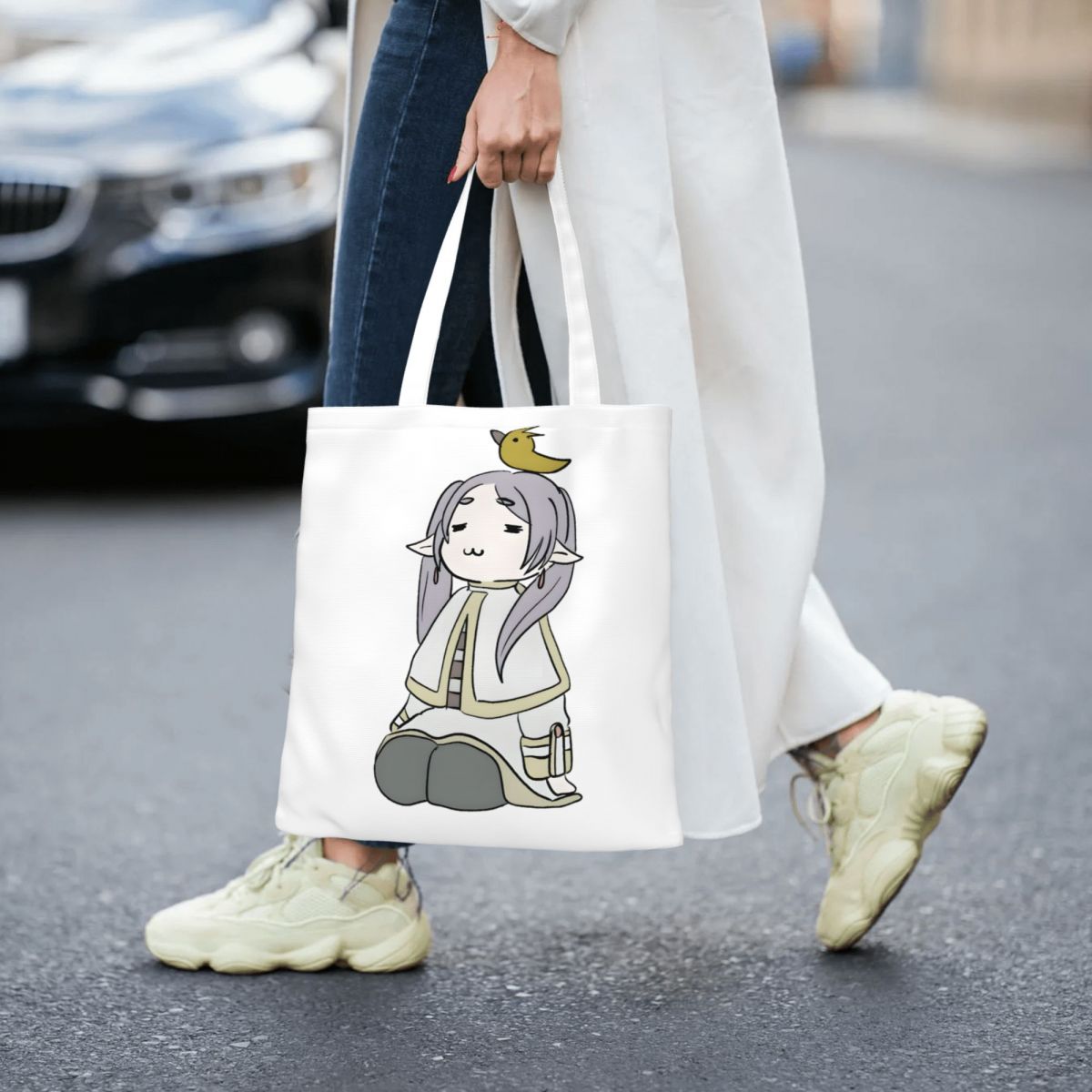Frieren Beyond Journey's End A - Anime Tote Bag บทวิจารณ์และราคา