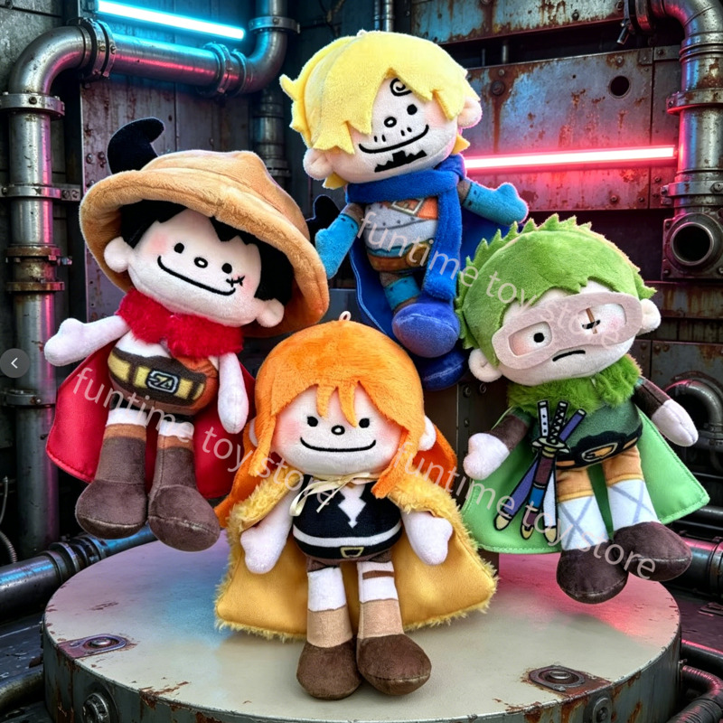 15CM Anime One Piece Plush Dol - Luffy Anime Merchandise บทวิจารณ์และราคา