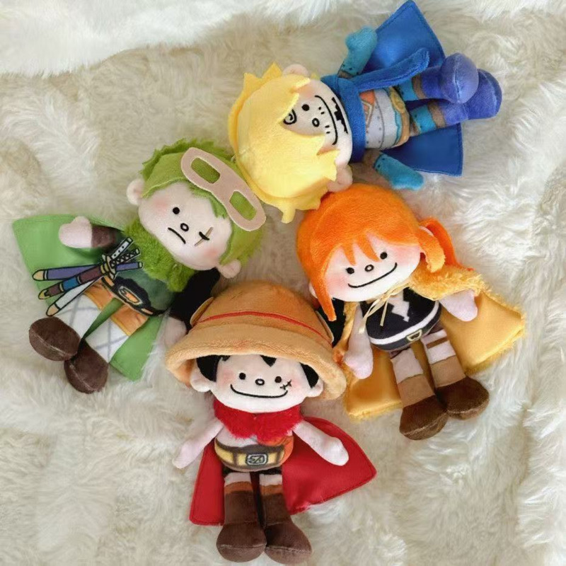 15CM Anime One Piece Plush Dol - Luffy Anime Merchandise บทวิจารณ์และราคา