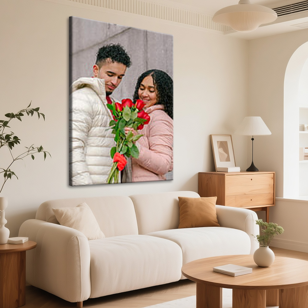 1 Pc Customized Photos on Canv - Art Print Framed บทวิจารณ์และราคา