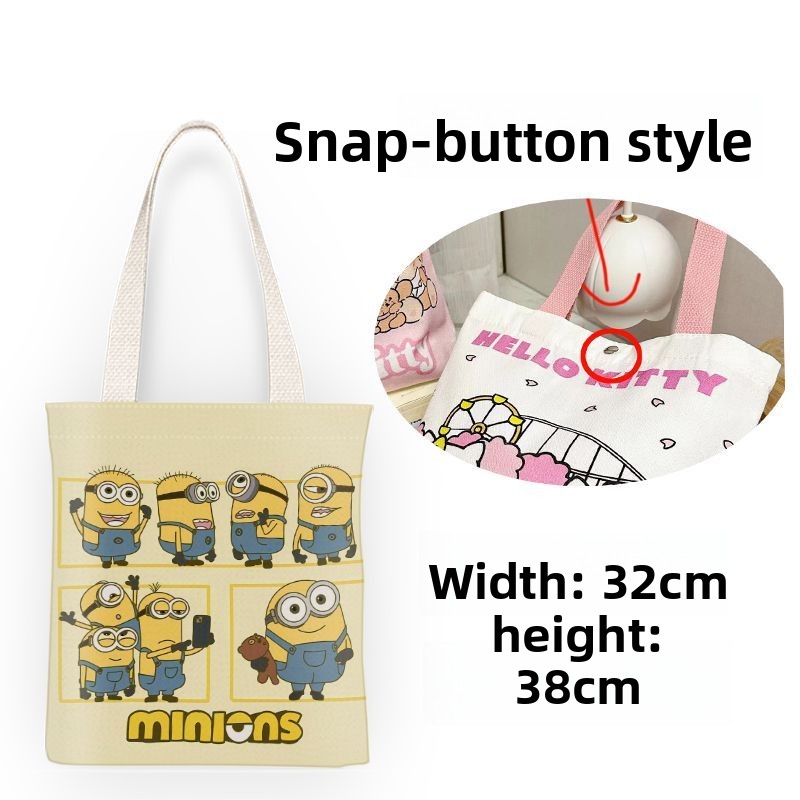 Minions movie animation cartoo - Anime Tote Bag บทวิจารณ์และราคา