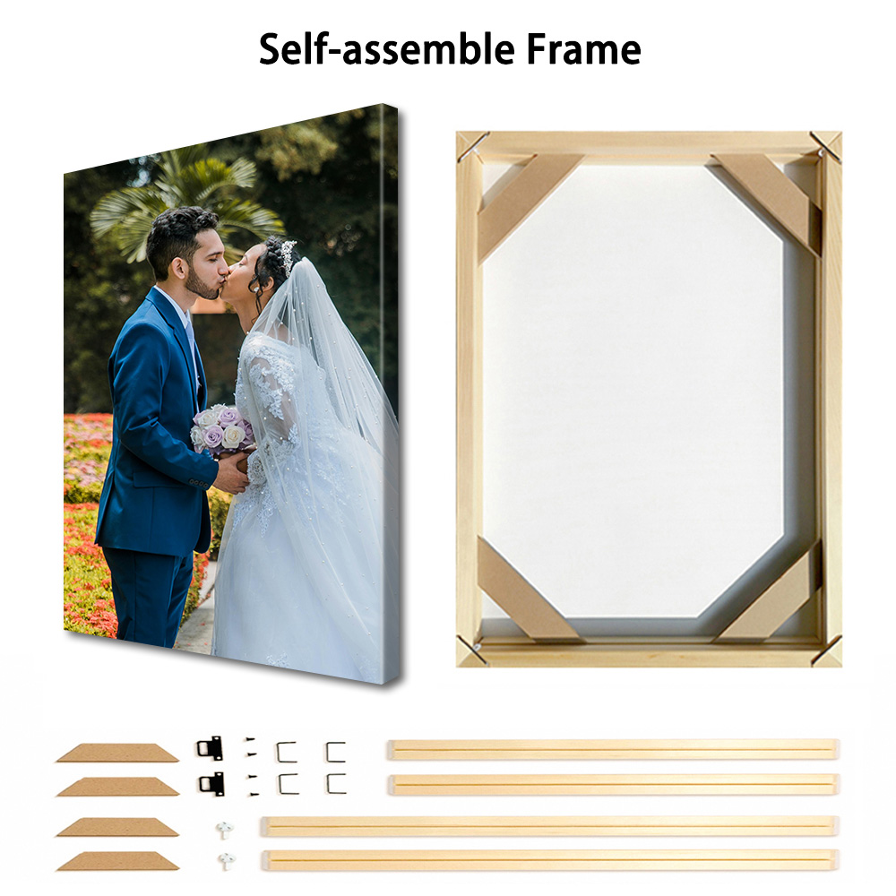 1 Pc Customized Photos on Canv - Art Print Framed บทวิจารณ์และราคา