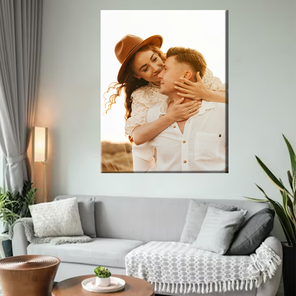 1 Pc Customized Photos on Canv - Art Print Framed บทวิจารณ์และราคา