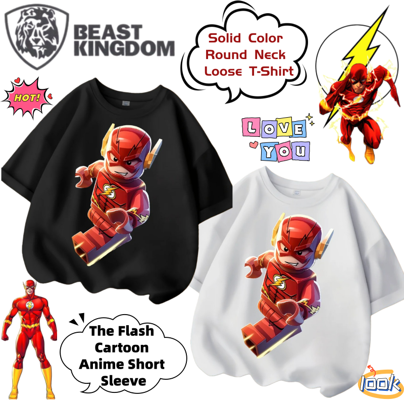 New BeastKingdom The Flash Cre - Anime Merchandise T Shirt บทวิจารณ์และราคา
