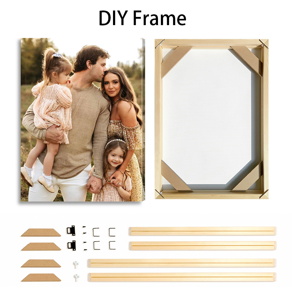1 customized photo canvas, opt - Art Print Framed บทวิจารณ์และราคา