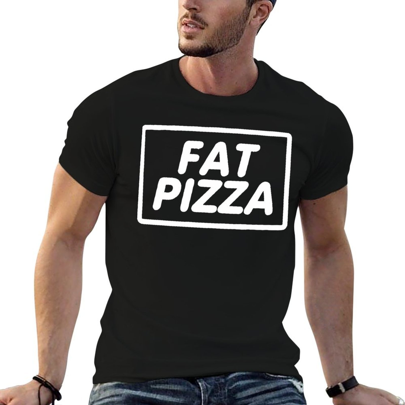BEST SELLER - Fat Pizza Logo M - Anime Merchandise T Shirt บทวิจารณ์และราคา