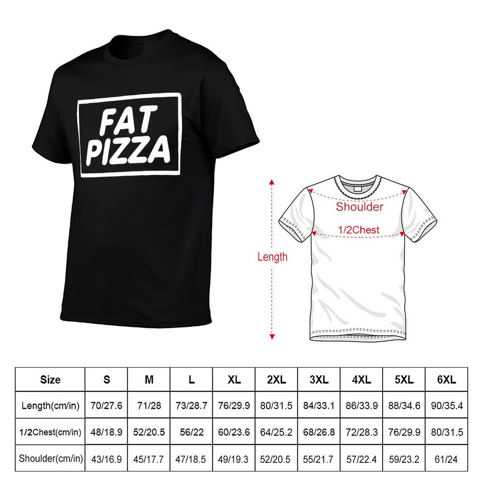 BEST SELLER - Fat Pizza Logo M - Anime Merchandise T Shirt บทวิจารณ์และราคา