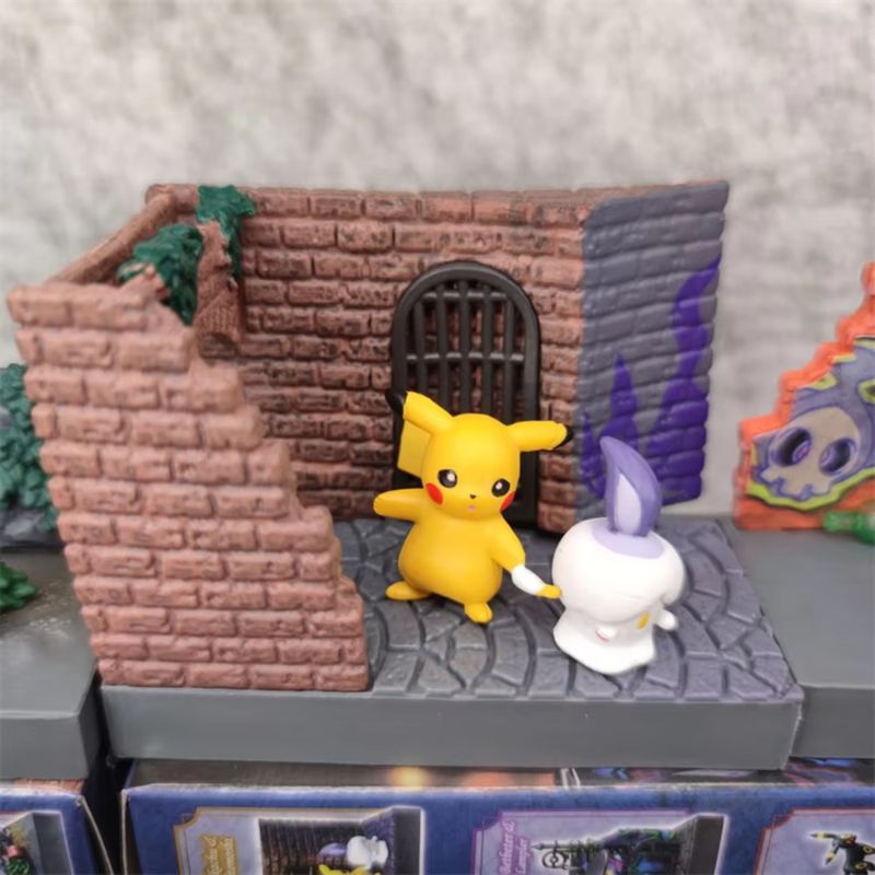 6pcs/set Anime Pokemon Town Se - Pokemon Anime Merchandise บทวิจารณ์และราคา