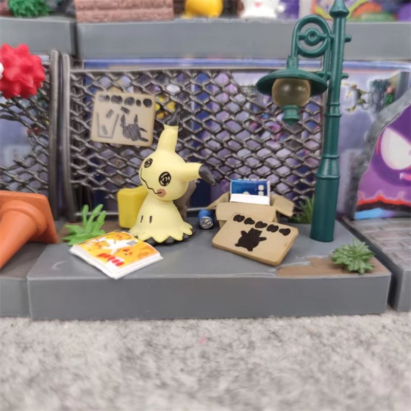 6pcs/set Anime Pokemon Town Se - Pokemon Anime Merchandise บทวิจารณ์และราคา