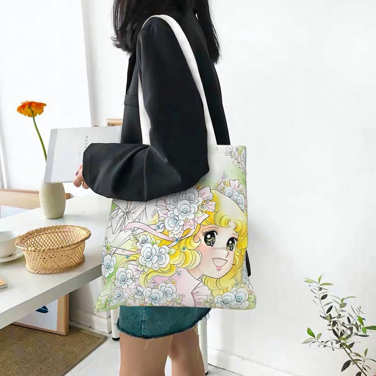 Candy Candy Anime Canvas Tote  - Anime Tote Bag บทวิจารณ์และราคา