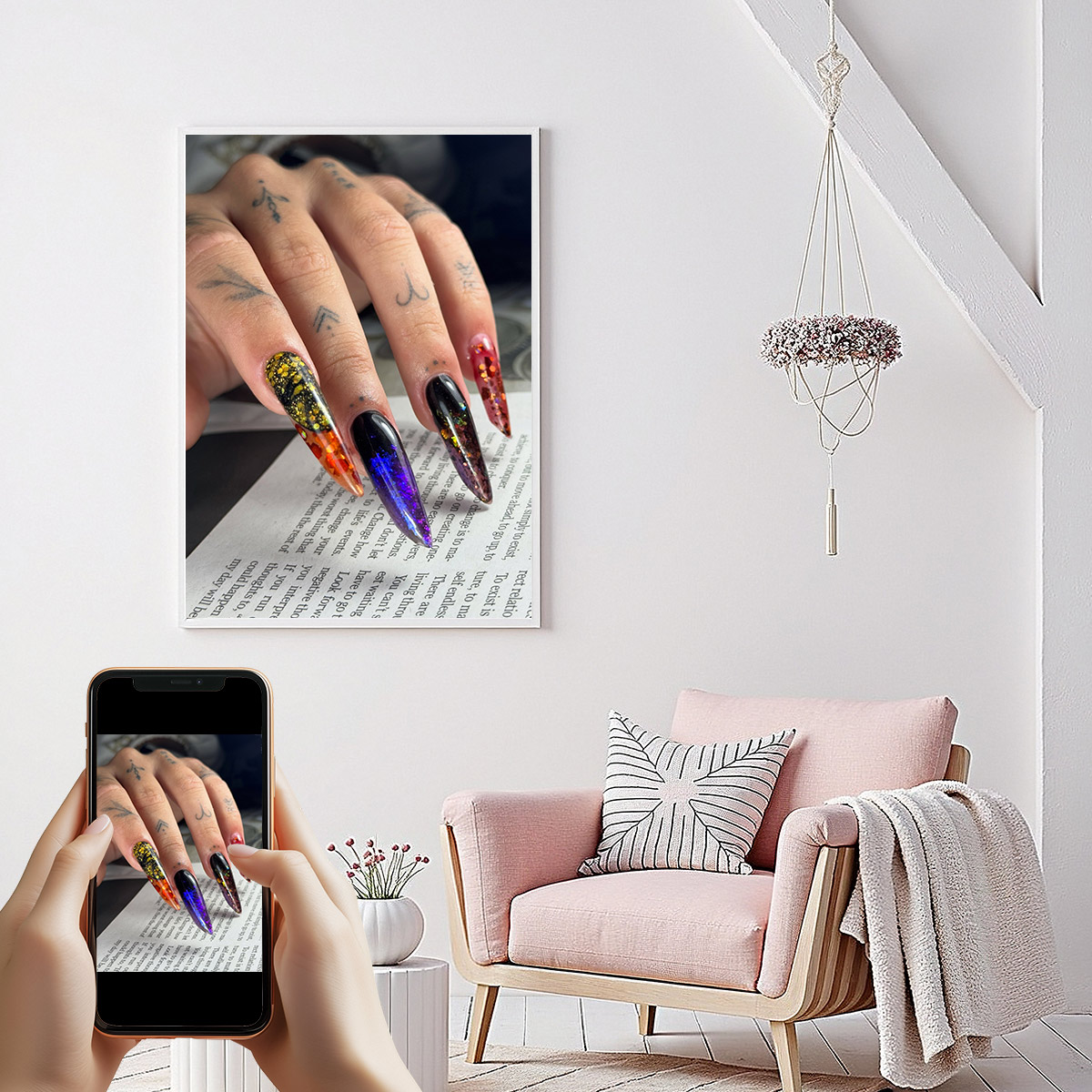 custom photo 1pcs HD printing  - Art Print Framed บทวิจารณ์และราคา