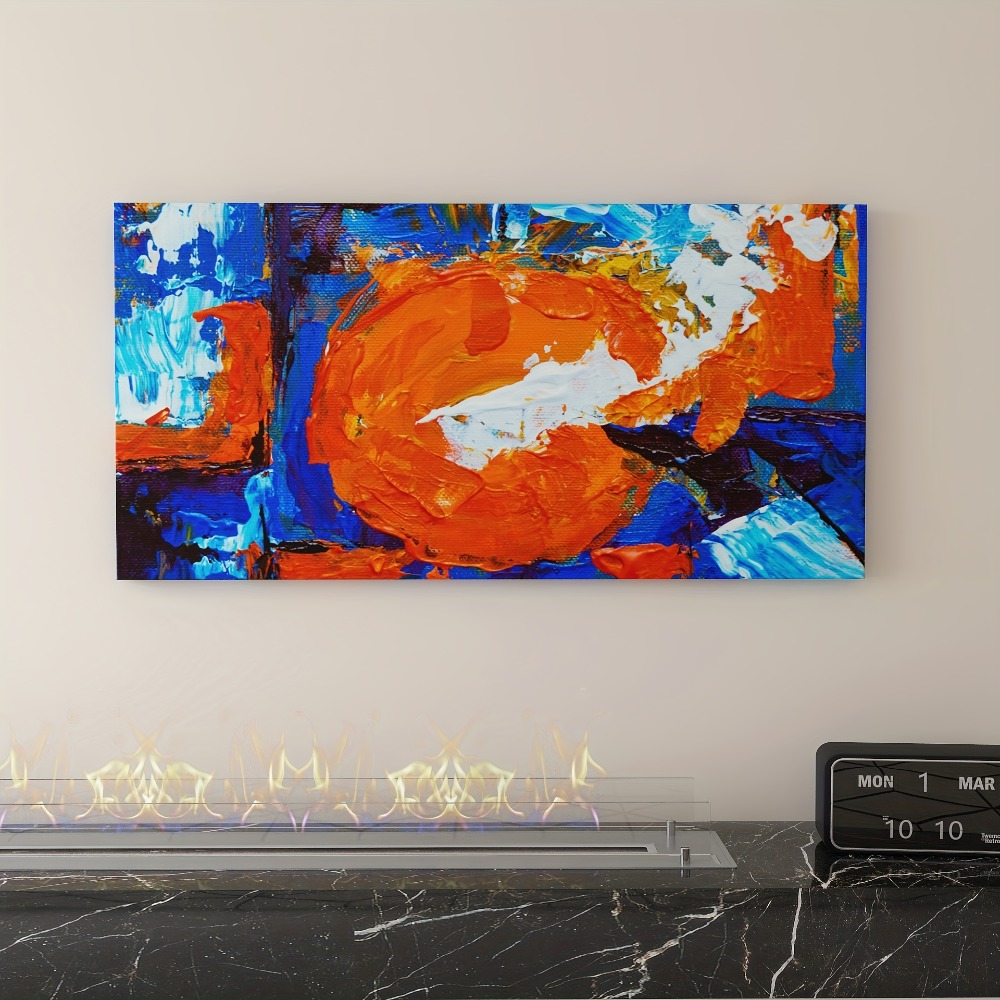 Abstract sun pattern canvas pr - Art Print Framed บทวิจารณ์และราคา