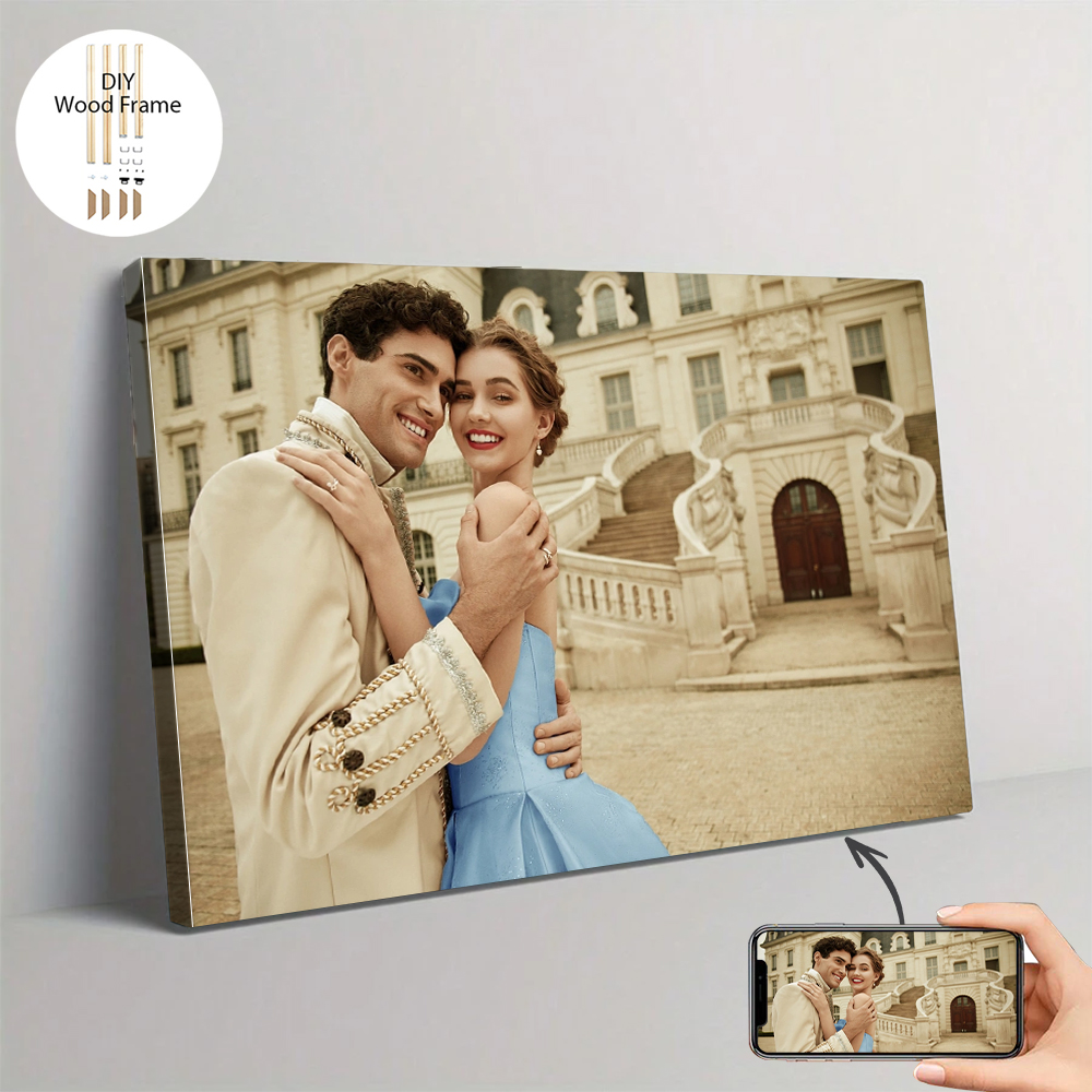 1 pc Custom Photo with DIY fra - Art Print Framed บทวิจารณ์และราคา