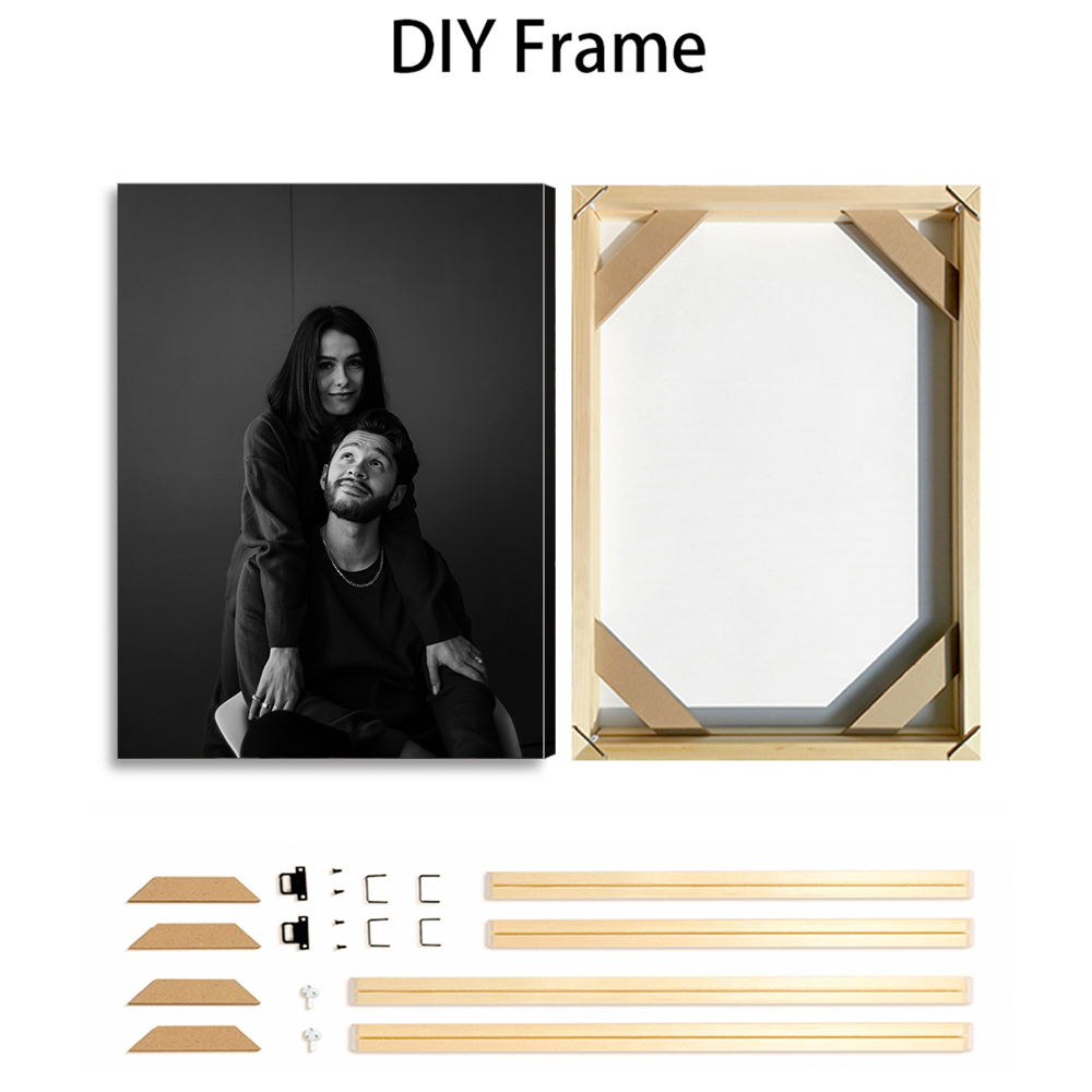 1 pc Custom Photo with DIY fra - Art Print Framed บทวิจารณ์และราคา