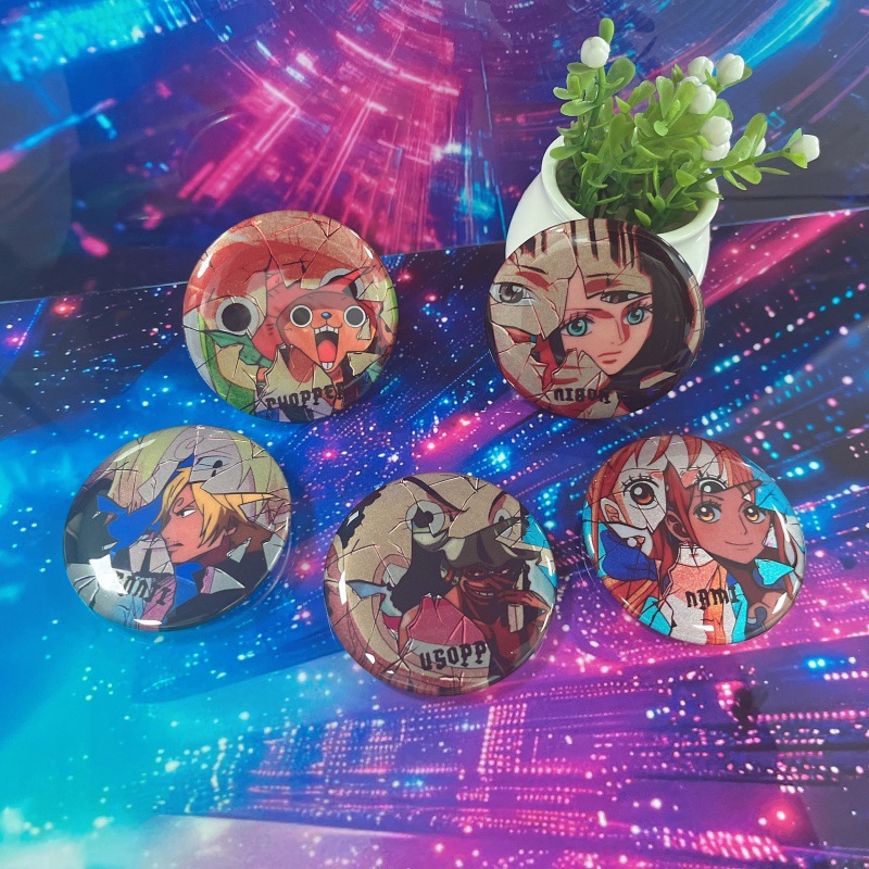 One Piece Anime Badge Pins Luf - Luffy Anime Merchandise บทวิจารณ์และราคา