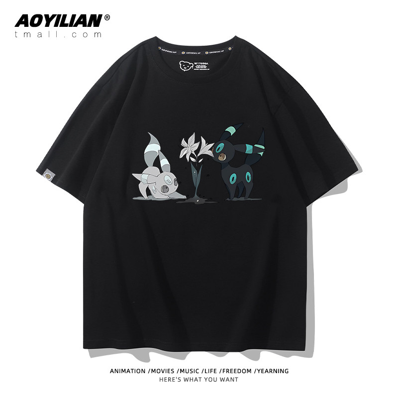 2026 Eevee Evolved Into Moon E - Anime Merchandise T Shirt บทวิจารณ์และราคา