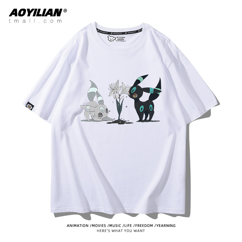 2026 Eevee Evolved Into Moon E - Anime Merchandise T Shirt บทวิจารณ์และราคา