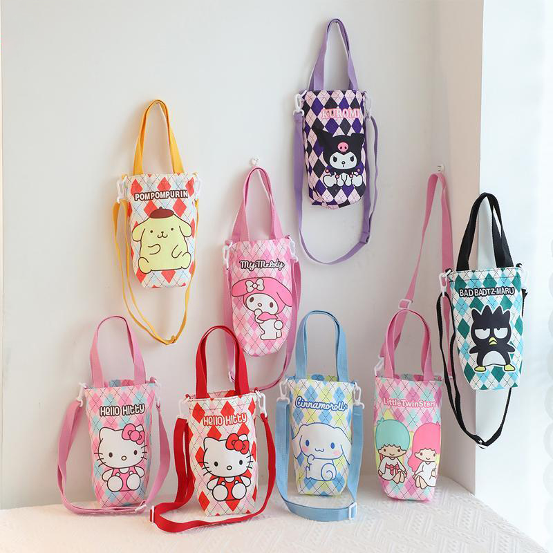 Kawaii Hello Kitty Water Bottl - Anime Tote Bag บทวิจารณ์และราคา