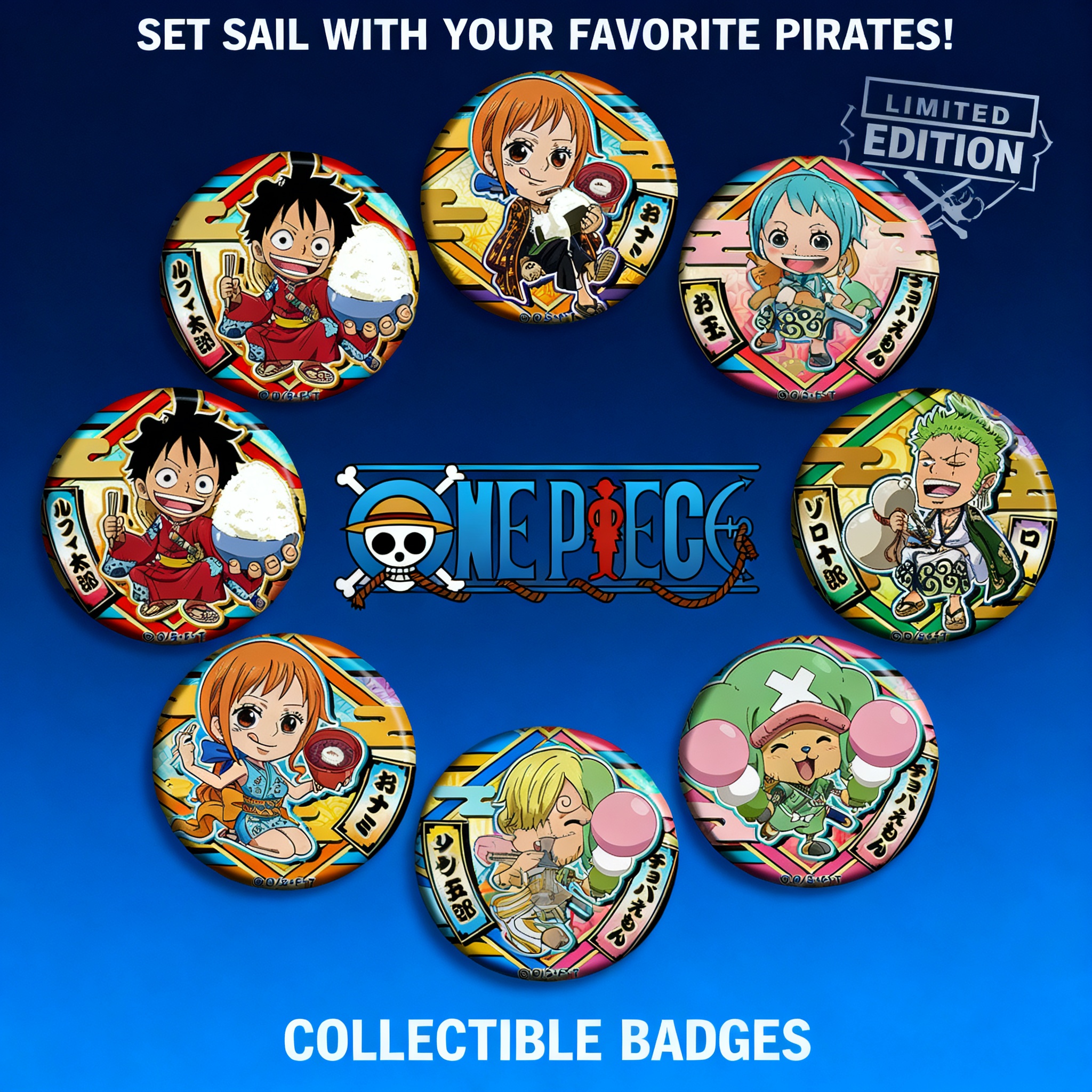 ONEPIECE Anime Badge Pin Luffy - Luffy Anime Merchandise บทวิจารณ์และราคา
