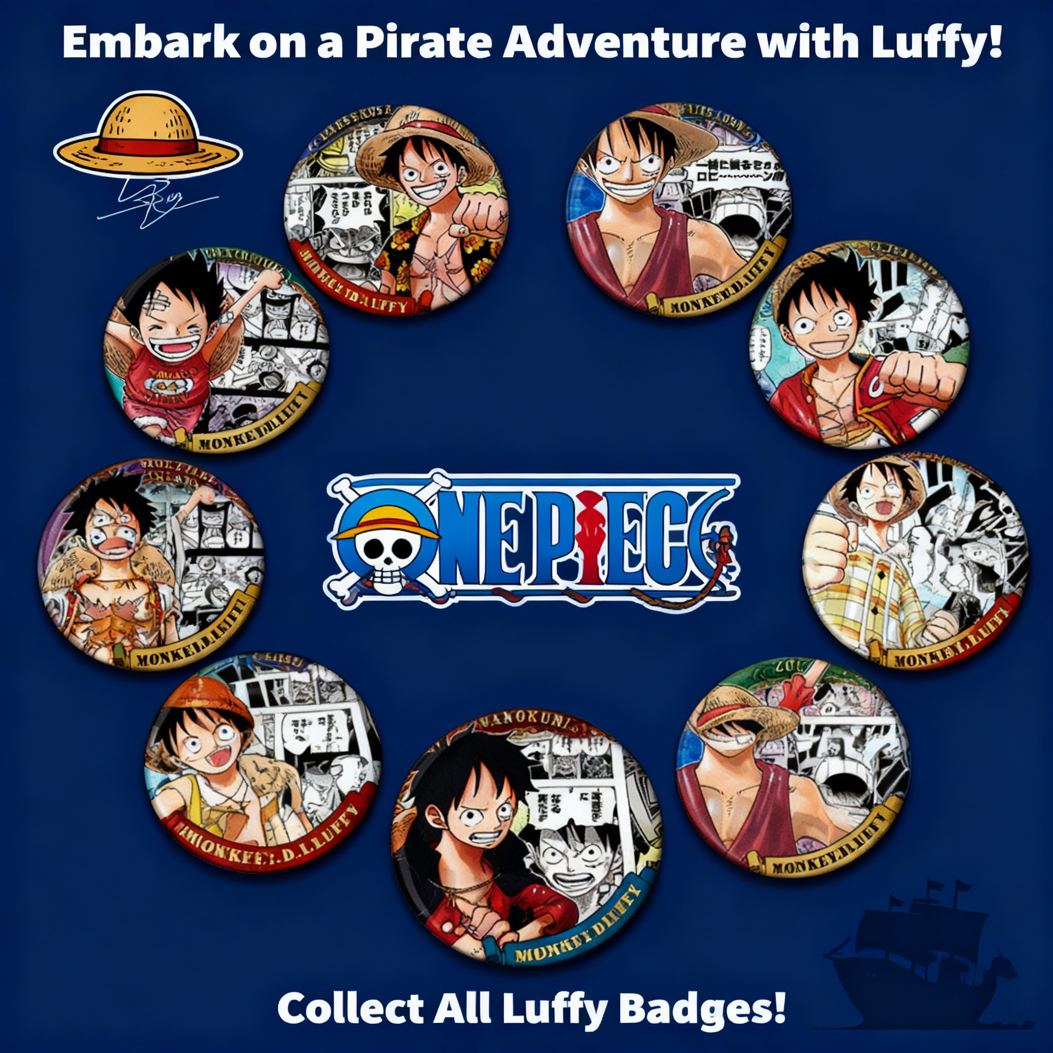 One Piece Anime Luffy Cosplay  - Luffy Anime Merchandise บทวิจารณ์และราคา