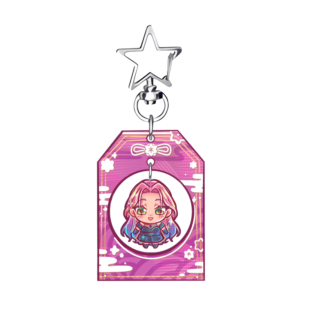 Keychain for Japanese Omamori  - Orange Anime Merchandise บทวิจารณ์และราคา