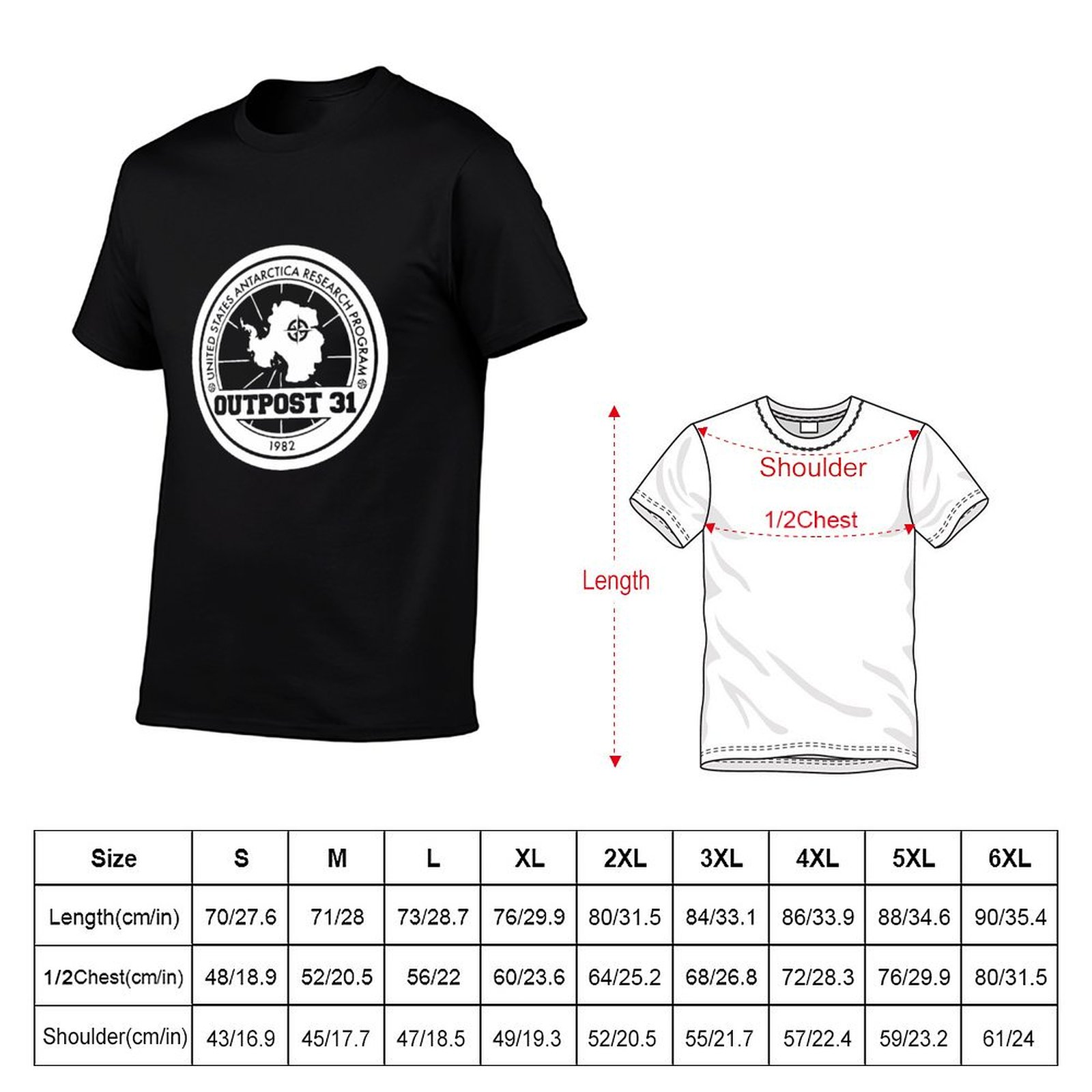 Outpost 31 Logo MERCHANDISE T- - Anime Merchandise T Shirt บทวิจารณ์และราคา