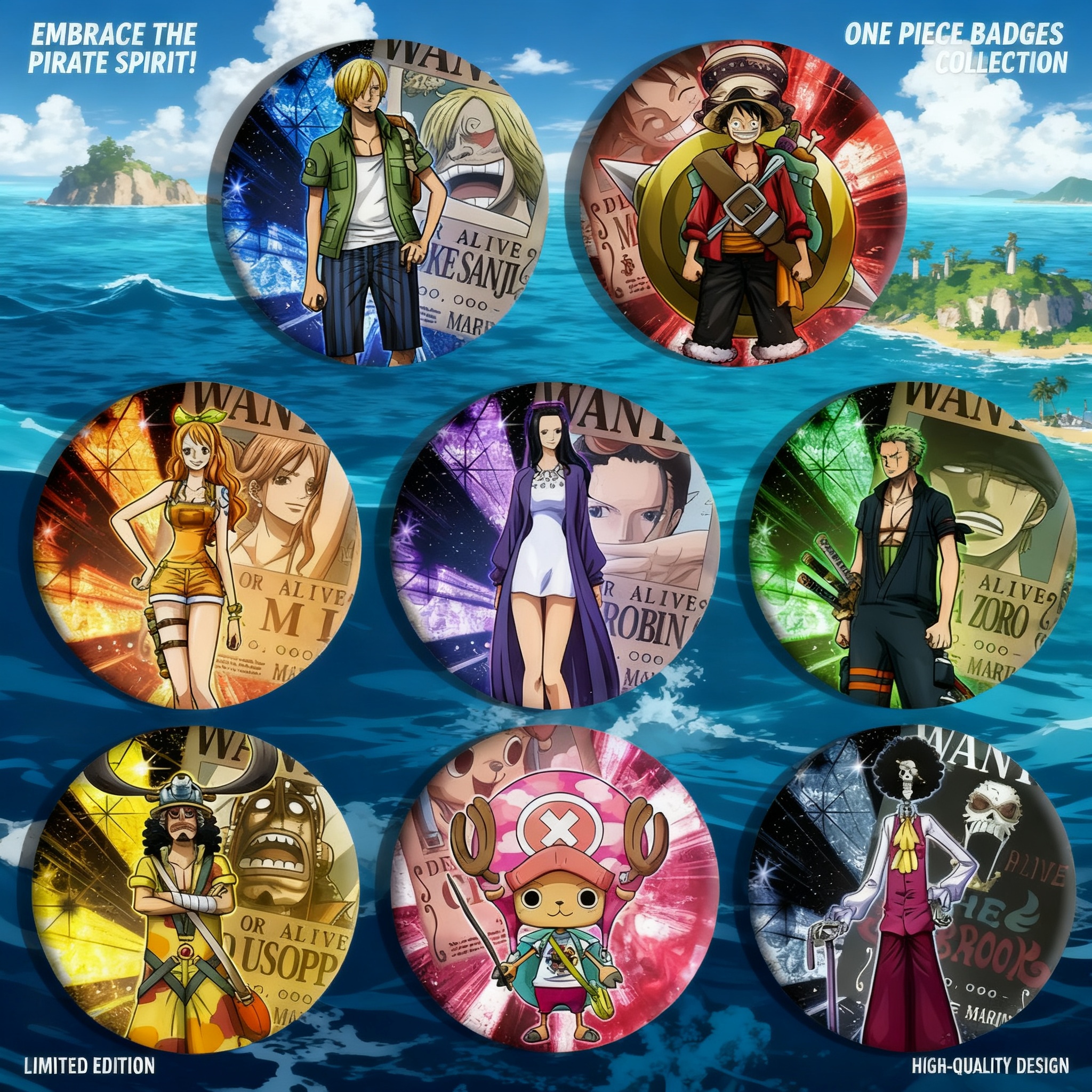 One Piece Luffy Zoro Sanji Ani - Luffy Anime Merchandise บทวิจารณ์และราคา