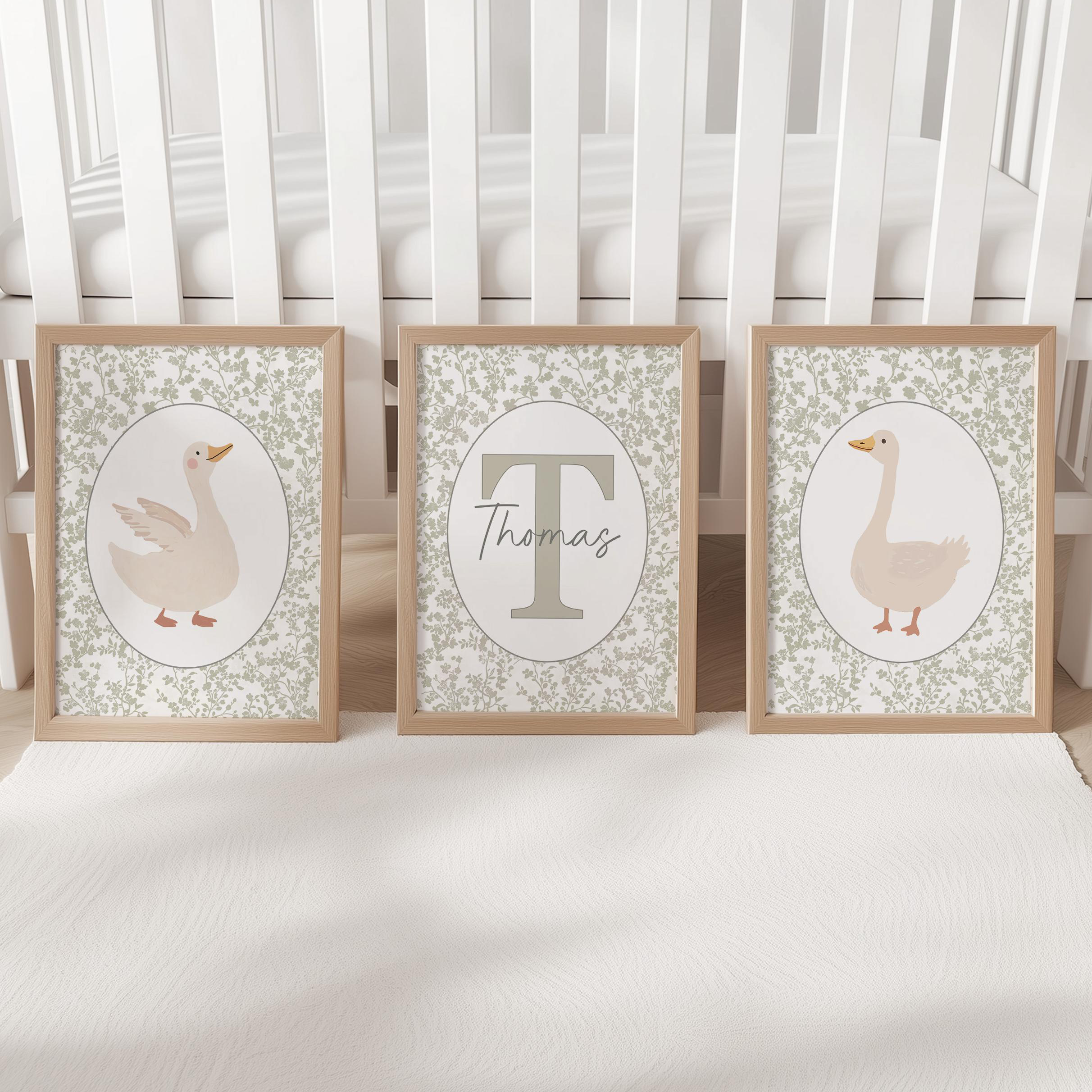 Goose Personalised Set of 3 Pr - Art Print Framed บทวิจารณ์และราคา