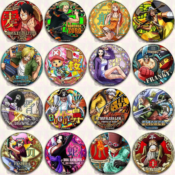 One Piece Anime Badge Pin Set  - Luffy Anime Merchandise บทวิจารณ์และราคา