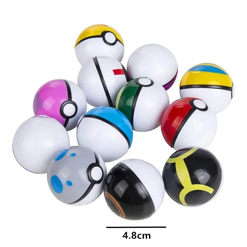12Pcs Pokemon Figure Pokeball  - Pokemon Anime Merchandise บทวิจารณ์และราคา
