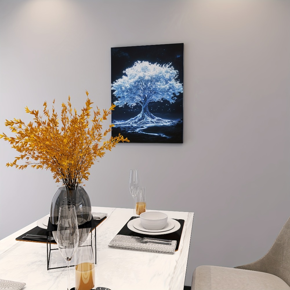 Tree of Life white canvas art  - Art Print Framed บทวิจารณ์และราคา
