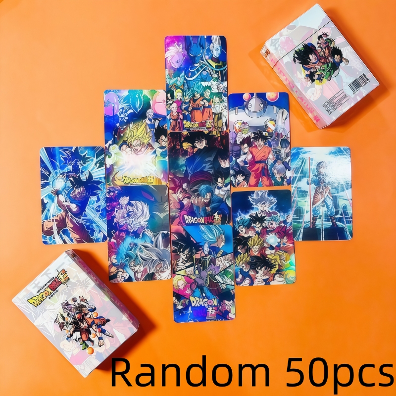 50pcs Dragon Ball holographic  - Anime Merchandise In Japan บทวิจารณ์และราคา