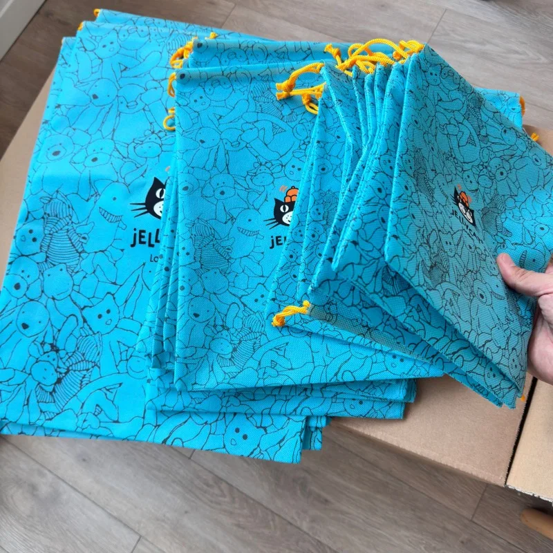 Blue Kawaii Non woven Fabric D - Anime Tote Bag บทวิจารณ์และราคา