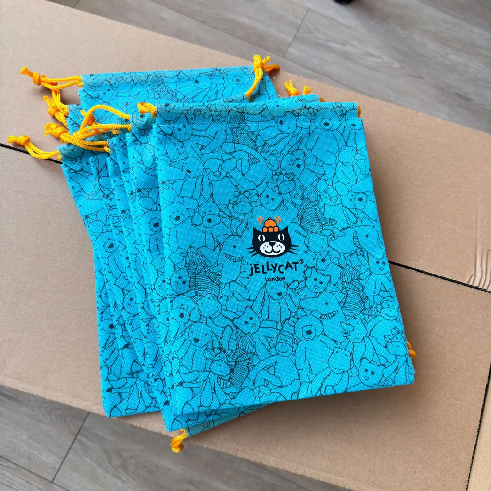 Blue Kawaii Non woven Fabric D - Anime Tote Bag บทวิจารณ์และราคา