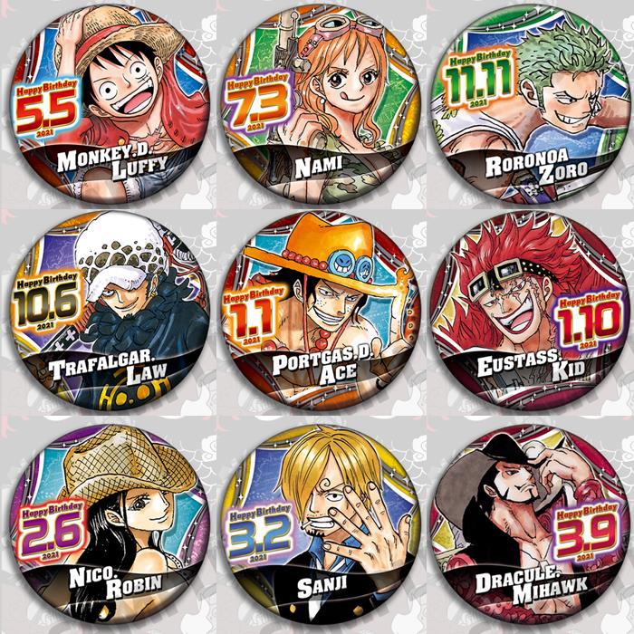 One Piece Anime Badge Pin Set  - Anime Merchandise Gift บทวิจารณ์และราคา